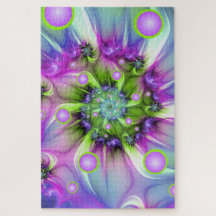 らせんカラフル円形シェイプ抽象芸術フラクタル