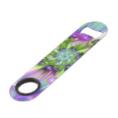 らせんカラフル円形シェイプ抽象芸術フラクタル スピード栓抜き (正面アングル)