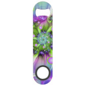 らせんカラフル円形シェイプ抽象芸術フラクタル スピード栓抜き (正面)