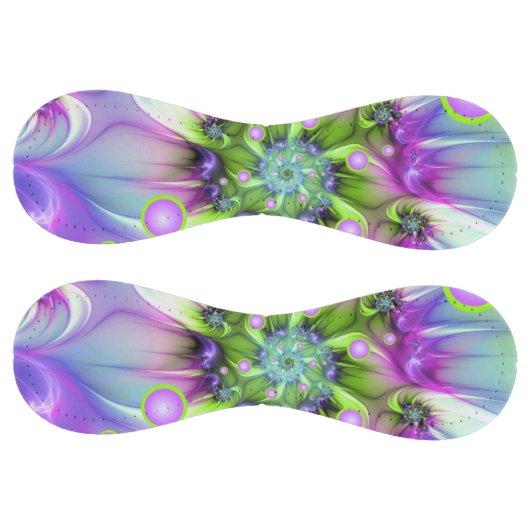 らせんカラフル円形シェイプ抽象芸術フラクタル ソフトボール (パネル)