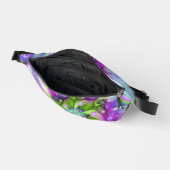 らせんカラフル円形シェイプ抽象芸術フラクタル ファニーパック (見開き)