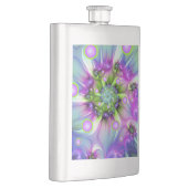 らせんカラフル円形シェイプ抽象芸術フラクタル フラスク (右)