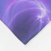 らせんカラフル円形シェイプ抽象芸術フラクタル フリースブランケット (角)