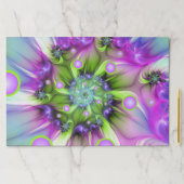 らせんカラフル円形シェイプ抽象芸術フラクタル ペーパーパッド (インサイチュ)