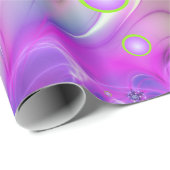 らせんカラフル円形シェイプ抽象芸術フラクタル ラッピングペーパー (ロールコーナー)