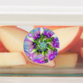 らせんカラフル円形シェイプ抽象芸術フラクタル ラベル (貼付)