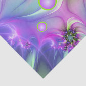 らせんカラフル円形シェイプ抽象芸術フラクタル 薄葉紙 (詳細)