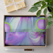 らせんカラフル円形シェイプ抽象芸術フラクタル 薄葉紙 (ギフト)