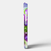らせんカラフル円形シェイプ抽象芸術フラクタル Case-Mate iPhoneケース (裏面 / 左)