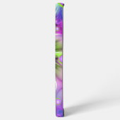 らせんカラフル円形シェイプ抽象芸術フラクタル SAMSUNG GALAXYケース (左側面)