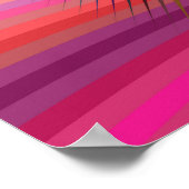 らせんカラフル状 ポスター (角)