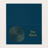 らせんケルト記パーソナライズされた号名刺  名刺 (外部フラット)