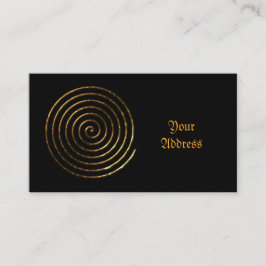 らせんケルト記号 名刺