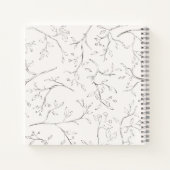 らせんパーソナライズされた状ノートブックの分岐パターン ノートブック (裏面)