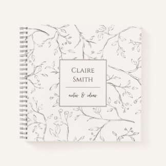 らせんパーソナライズされた状ノートブックの分岐パターン ノートブック