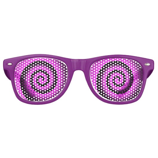 らせんパーティーシェード レトロサングラス (正面)