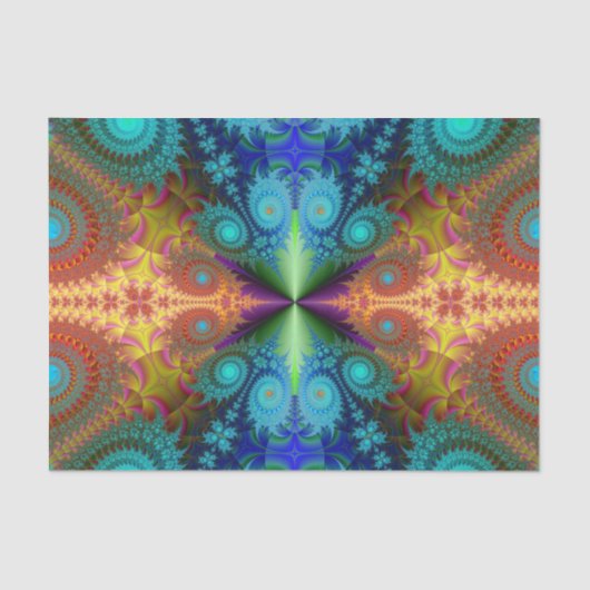 らせんフラクタルティッシュペーパー 薄葉紙 (正面)