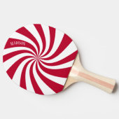 らせんモダン渦渦磁器名 卓球ラケット (横)