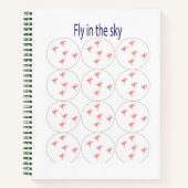 らせん型ノートブック ノートブック (正面)