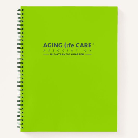 らせん巻きのALCAチャプターノート ノートブック (正面)