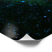 らせん星雲またはNGC 7293、惑星状星雲 ポスター (コーナー)