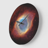 らせん星雲-神の目 ラージ壁時計 (傾斜)