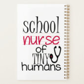 らせん暦・プランナー、組織学校ナース プランナー手帳 (裏面)