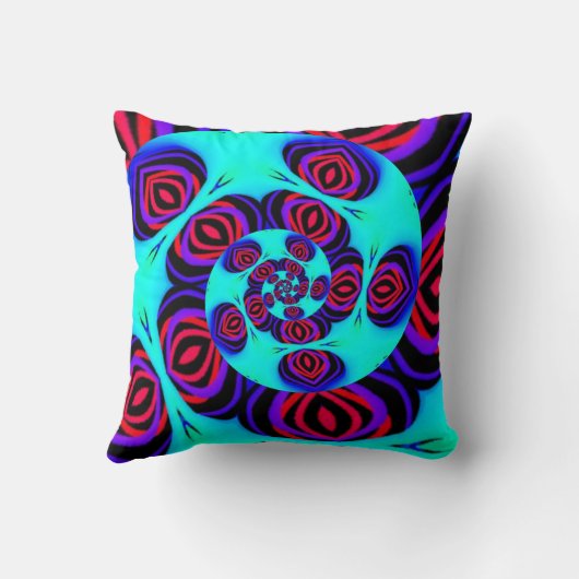 らせん曼荼羅 クッション (裏面)