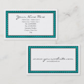 らせん枠 – シアン 名刺 (正面/裏面)