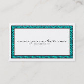 らせん枠 – シアン 名刺 (裏面)