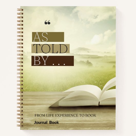 らせん注記 ノートブック (正面)