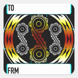 らせん状とダイヤモンドスターバスト スクエアシール