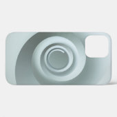 らせん状の白と灰色のイラストレーション Case-Mate iPhoneケース (裏面 (横))