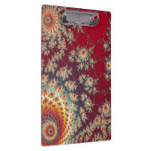 らせん状の花柄 クリップボード (右)