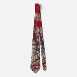 らせん状の花柄 ネクタイ