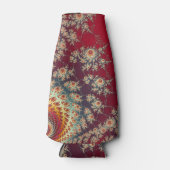 らせん状の花柄 ボトルクーラー (正面)