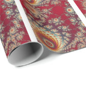 らせん状の花柄 ラッピングペーパー (ロールコーナー)