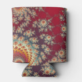 らせん状の花柄 缶クーラー (裏面)