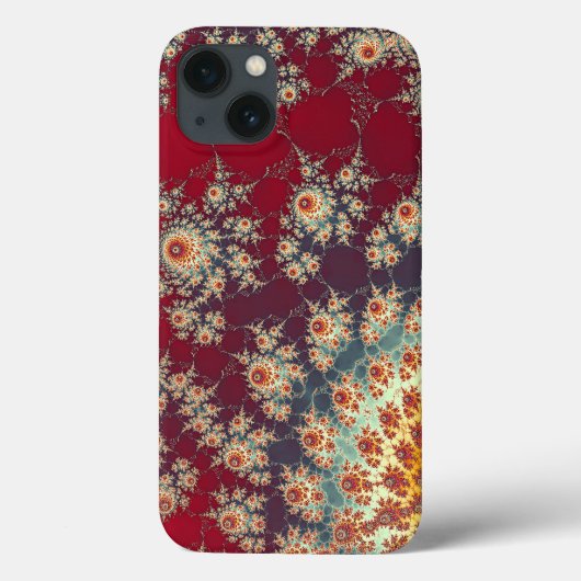 らせん状の花柄 Case-Mate iPhoneケース (裏面)