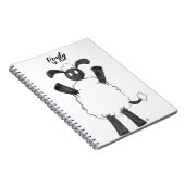 らせん状の螺旋巻きノート ノートブック (右側)