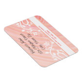 らせん状カスタムピーチフローラ マグネット (右側)