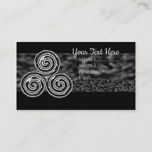 らせん状スパイラル~ 名刺 (裏面)