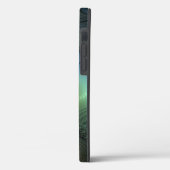 らせん状ティール（緑がかった色）ベージュグリーン抽象芸術フラクタル Case-Mate iPhoneケース (裏面 / 左)