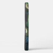 らせん状ティール（緑がかった色）ベージュグリーン抽象芸術フラクタル Case-Mate iPhoneケース (裏面 / 右)