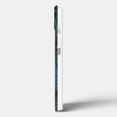 らせん状ティール（緑がかった色）ベージュグリーン抽象芸術フラクタル Case-Mate iPhoneケース (裏面 / 左)