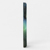 らせん状ティール（緑がかった色）ベージュグリーン抽象芸術フラクタル Case-Mate iPhoneケース (裏面/左)