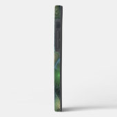 らせん状ティール（緑がかった色）ベージュグリーン抽象芸術フラクタル Case-Mate iPhoneケース (裏面 / 左)