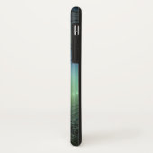 らせん状ティール（緑がかった色）ベージュグリーン抽象芸術フラクタル Case-Mate iPhoneケース (裏面/左)