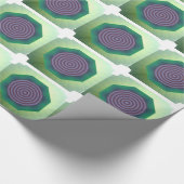 らせん状デザイン（溝付き） ラッピングペーパー (角)