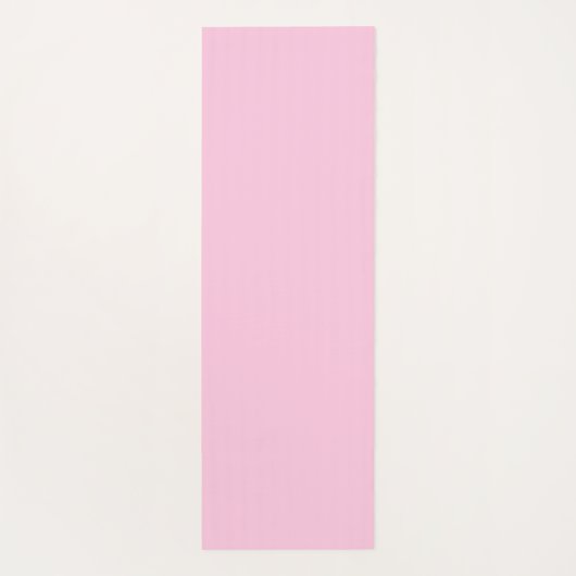 らせん状ドットフラワーピンク白ヘナマンダラ ヨガマット (裏面)